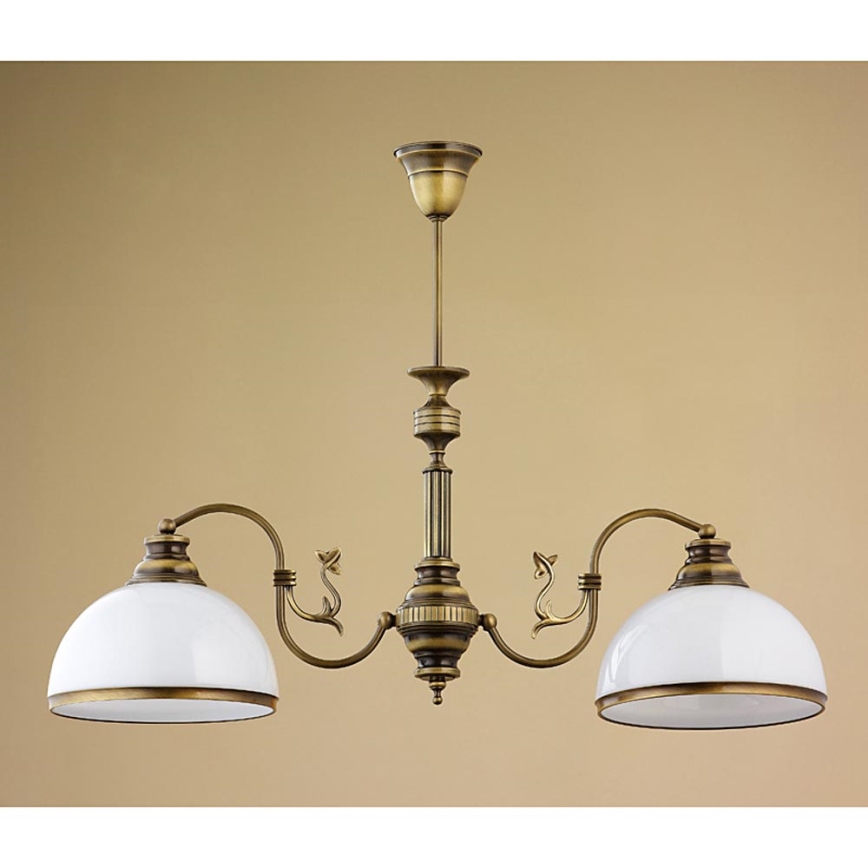 Jupiter 621 - ZU 2 - Lustr závěsný ZEUS 2x/60W/230V