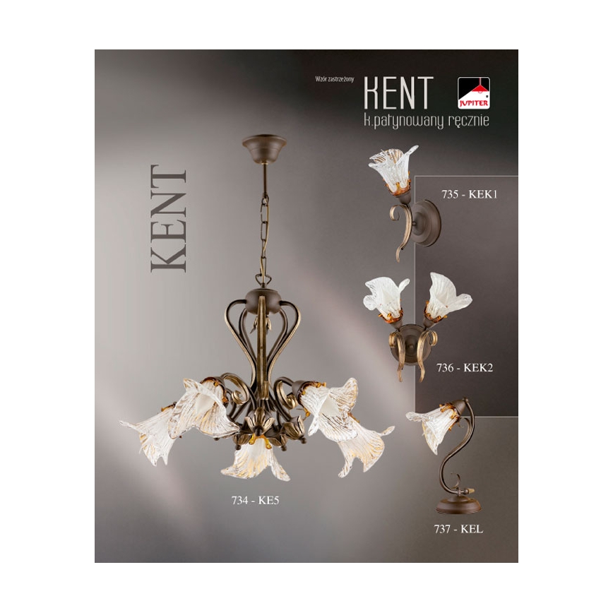 Jupiter 737 KEL - Stolní lampa KENT 1xE14/40W/230V