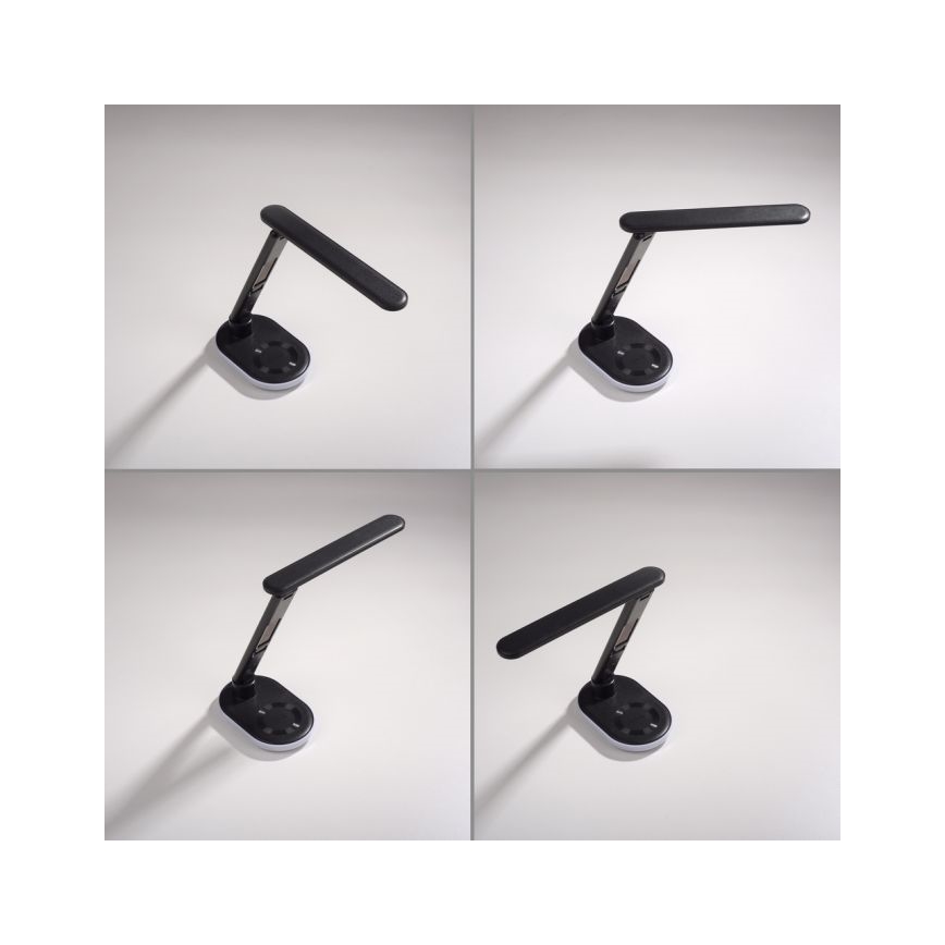 JUST LIGHT. 11018-18 - LED RGBW LED Stmívatelná dotyková stolní lampa s bezdrátovým nabíjením TINA LED/4W/230V