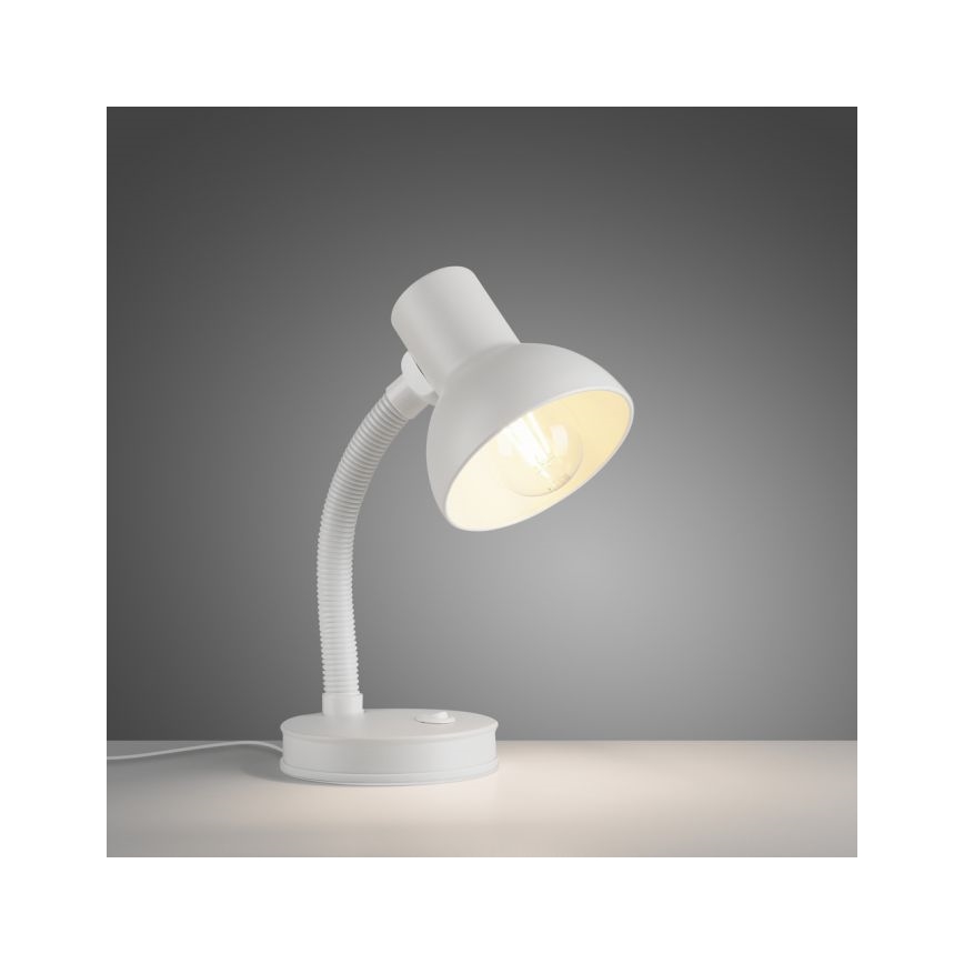 JUST LIGHT. 11080-16 - Flexibilní stolní lampa FLEXI 1xE27/25W/230V bílá