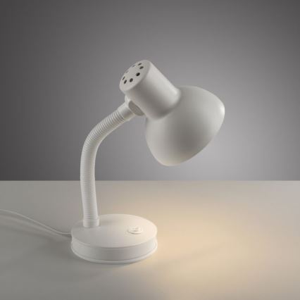 JUST LIGHT. 11080-16 - Flexibilní stolní lampa FLEXI 1xE27/25W/230V bílá
