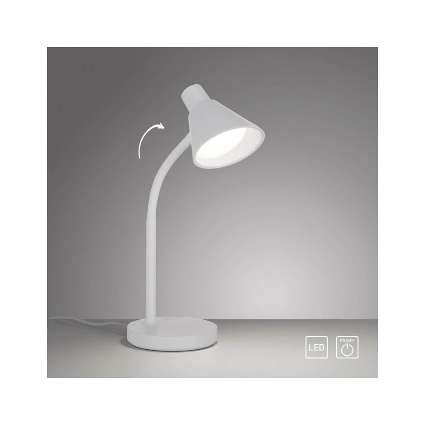 JUST LIGHT. 11248-16 - LED Flexibilní stolní lampa PIXIE LED/4,5W/230V bílá