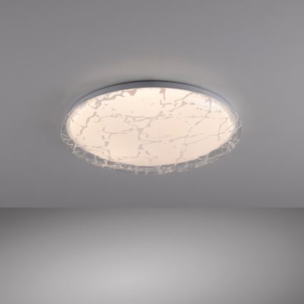 JUST LIGHT. 14008-16 - LED Stmívatelné stropní svítidlo ART PLAFO LED/20W/230V 2700-6500K pr. 38 cm bílá + dálkové ovládání