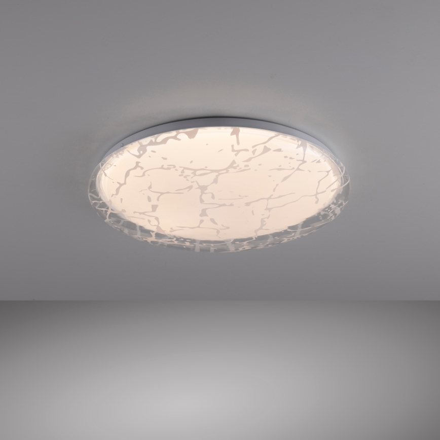 JUST LIGHT. 14008-16 - LED Stmívatelné stropní svítidlo ART PLAFO LED/20W/230V 2700-6500K pr. 38 cm bílá + dálkové ovládání