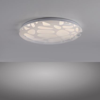 JUST LIGHT. 14009-16 - LED Stmívatelné stropní svítidlo ART PLAFO LED/20W/230V 2700-6500K pr. 38 cm bílá + dálkové ovládání