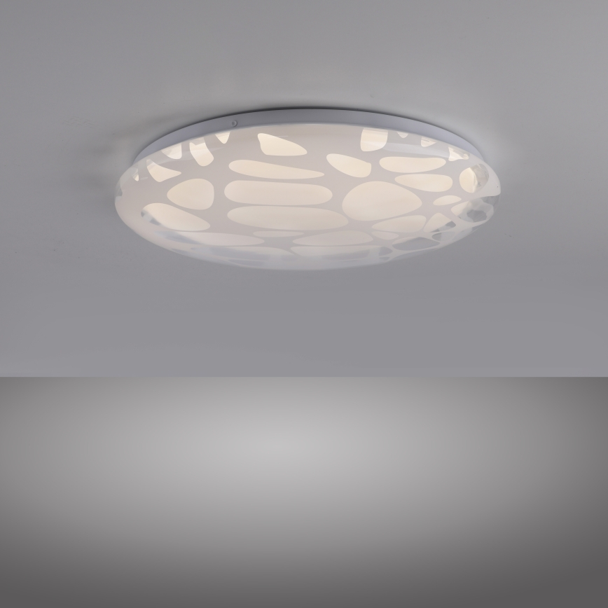 JUST LIGHT. 14009-16 - LED Stmívatelné stropní svítidlo ART PLAFO LED/20W/230V 2700-6500K pr. 38 cm bílá + dálkové ovládání