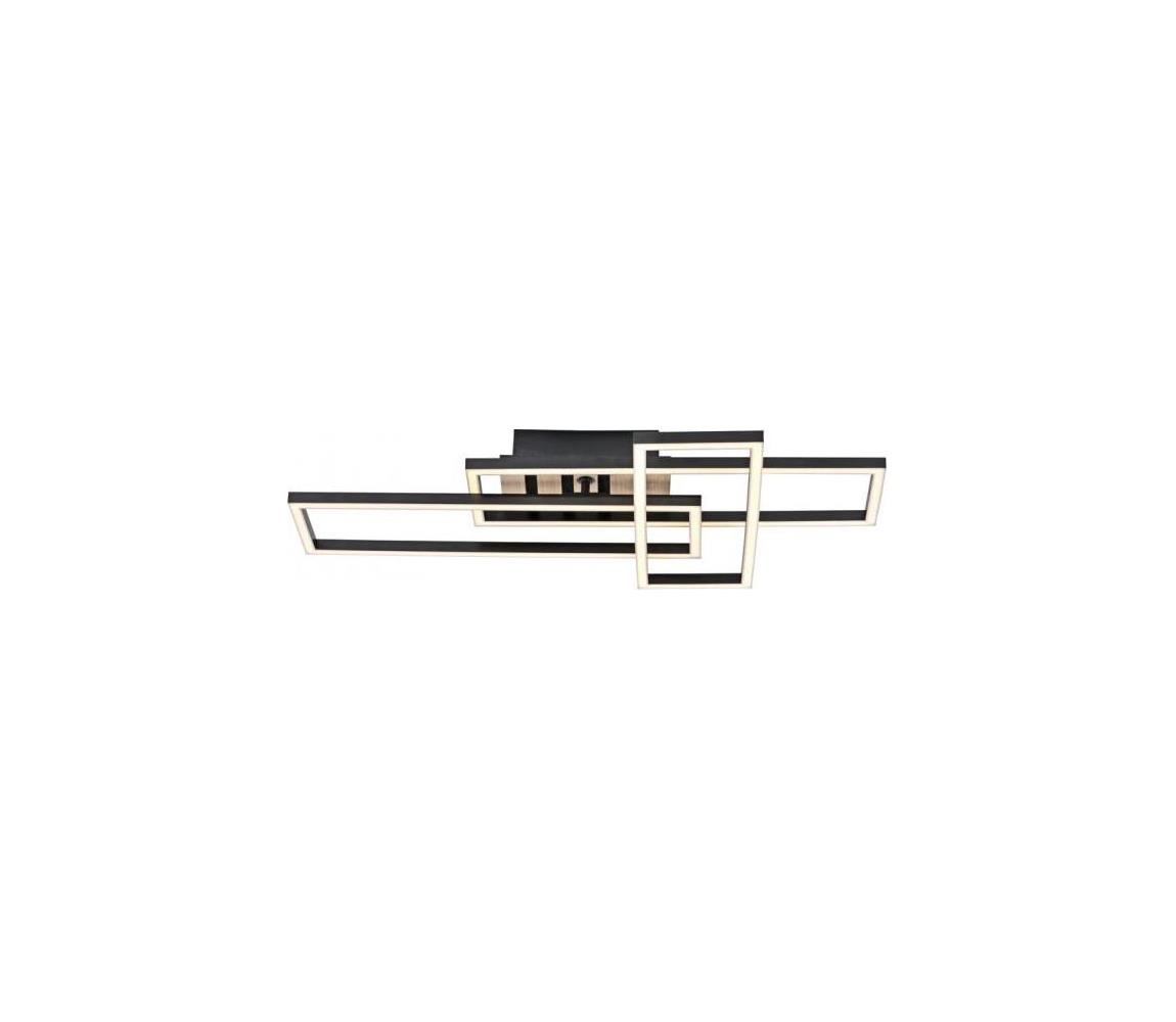 JUST LIGHT. 14051-79 - LED Stropní svítidlo AKUSTIKA LED/20,5W/230V dub/černá 14051-79