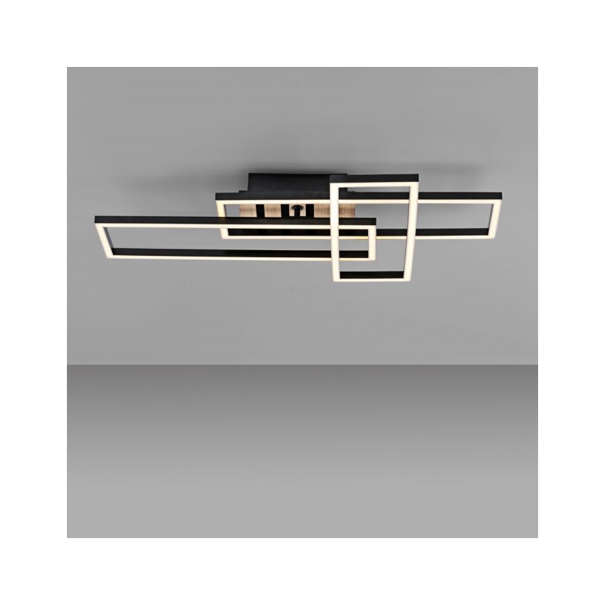 JUST LIGHT. 14051-79 - LED Stropní svítidlo AKUSTIKA LED/20,5W/230V dub/černá