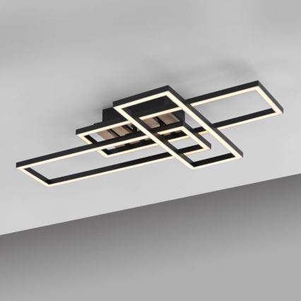 JUST LIGHT. 14051-79 - LED Stropní svítidlo AKUSTIKA LED/20,5W/230V dub/černá