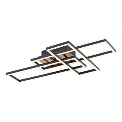 JUST LIGHT. 14051-79 - LED Stropní svítidlo AKUSTIKA LED/20,5W/230V dub/černá