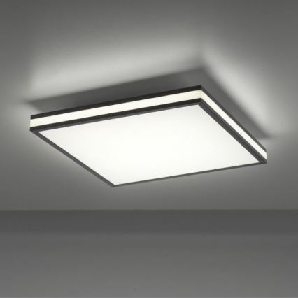 JUST LIGHT. 14110-18 - LED RGBW Stmívatelné stropní svítidlo MARIO BLACK LED/19,5W/230V 2700-5000K + dálkové ovládání