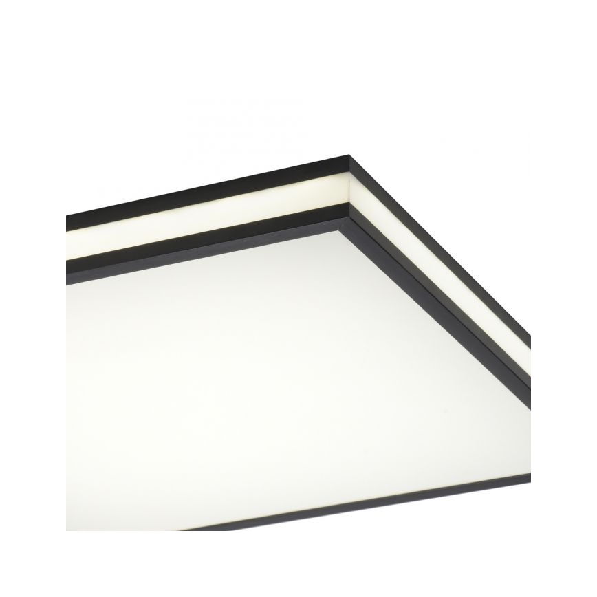 JUST LIGHT. 14110-18 - LED RGBW Stmívatelné stropní svítidlo MARIO BLACK LED/19,5W/230V 2700-5000K + dálkové ovládání