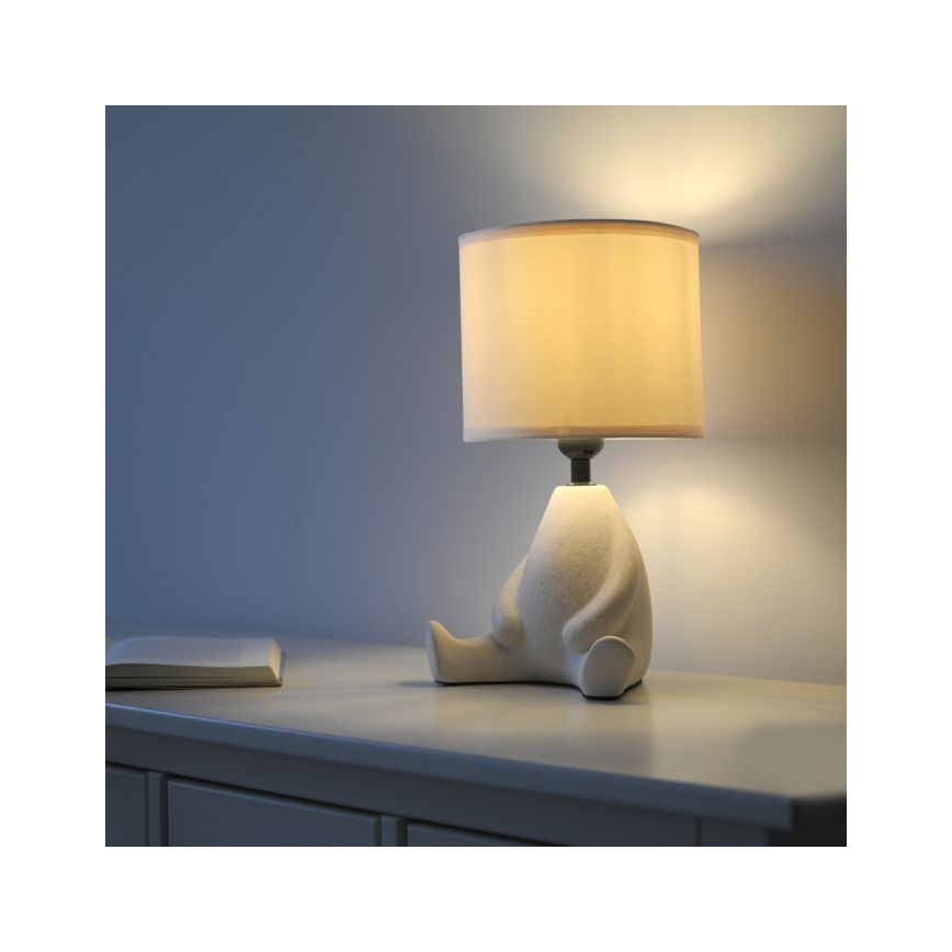 JUST LIGHT. 14190-39 - Stolní lampa TED 1xE27/25W/230V béžová