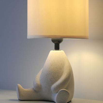 JUST LIGHT. 14190-39 - Stolní lampa TED 1xE27/25W/230V béžová