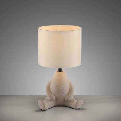 JUST LIGHT. 14190-39 - Stolní lampa TED 1xE27/25W/230V béžová