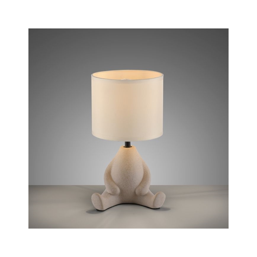 JUST LIGHT. 14190-39 - Stolní lampa TED 1xE27/25W/230V béžová