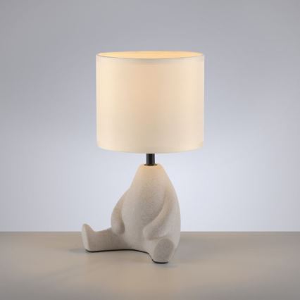 JUST LIGHT. 14190-39 - Stolní lampa TED 1xE27/25W/230V béžová