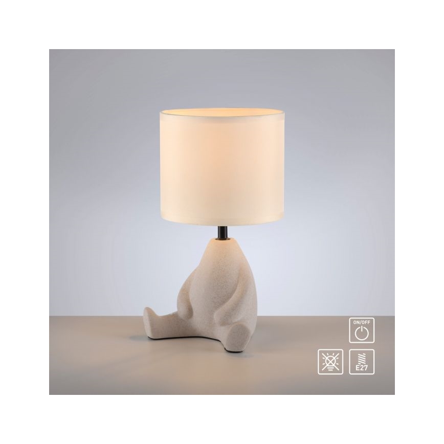 JUST LIGHT. 14190-39 - Stolní lampa TED 1xE27/25W/230V béžová
