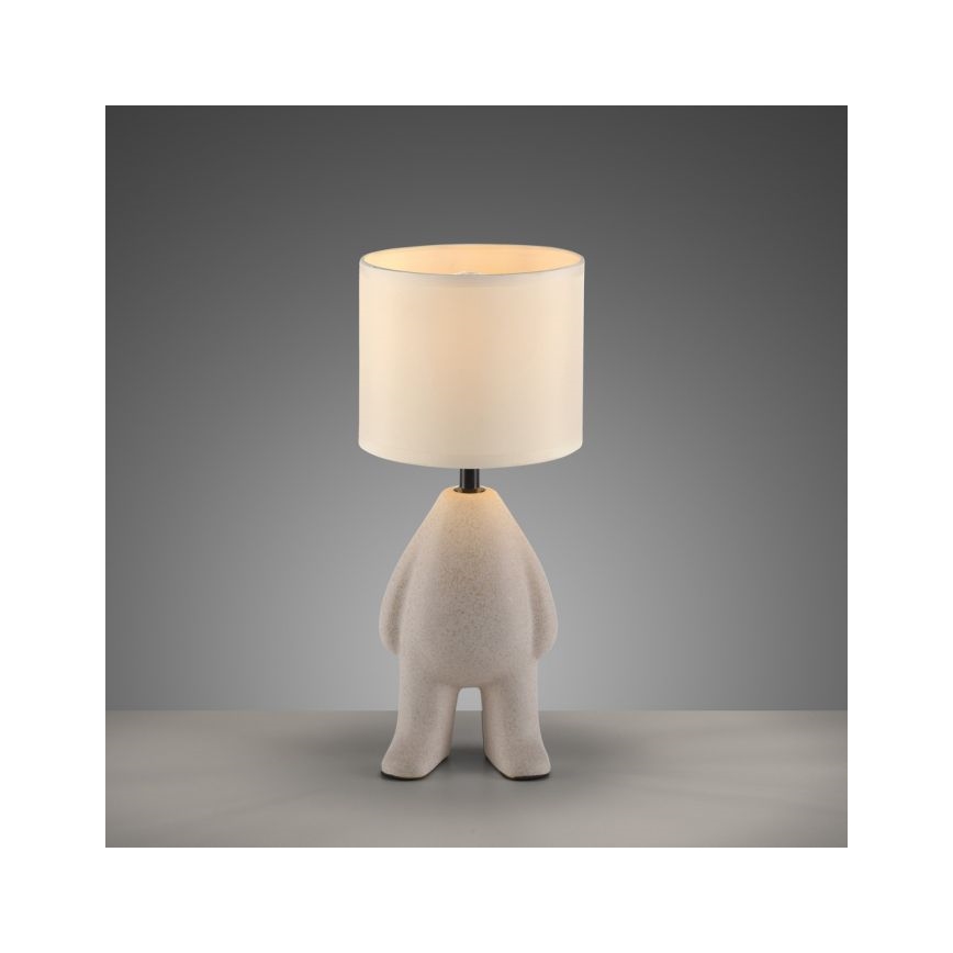 JUST LIGHT. 14191-39 - Stolní lampa TED 1xE27/25W/230V béžová