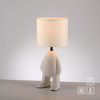 JUST LIGHT. 14191-39 - Stolní lampa TED 1xE27/25W/230V béžová