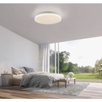 JUST LIGHT. 14275-16 - LED Stropní svítidlo URANUS LED/10W/230V pr. 26 cm bílá