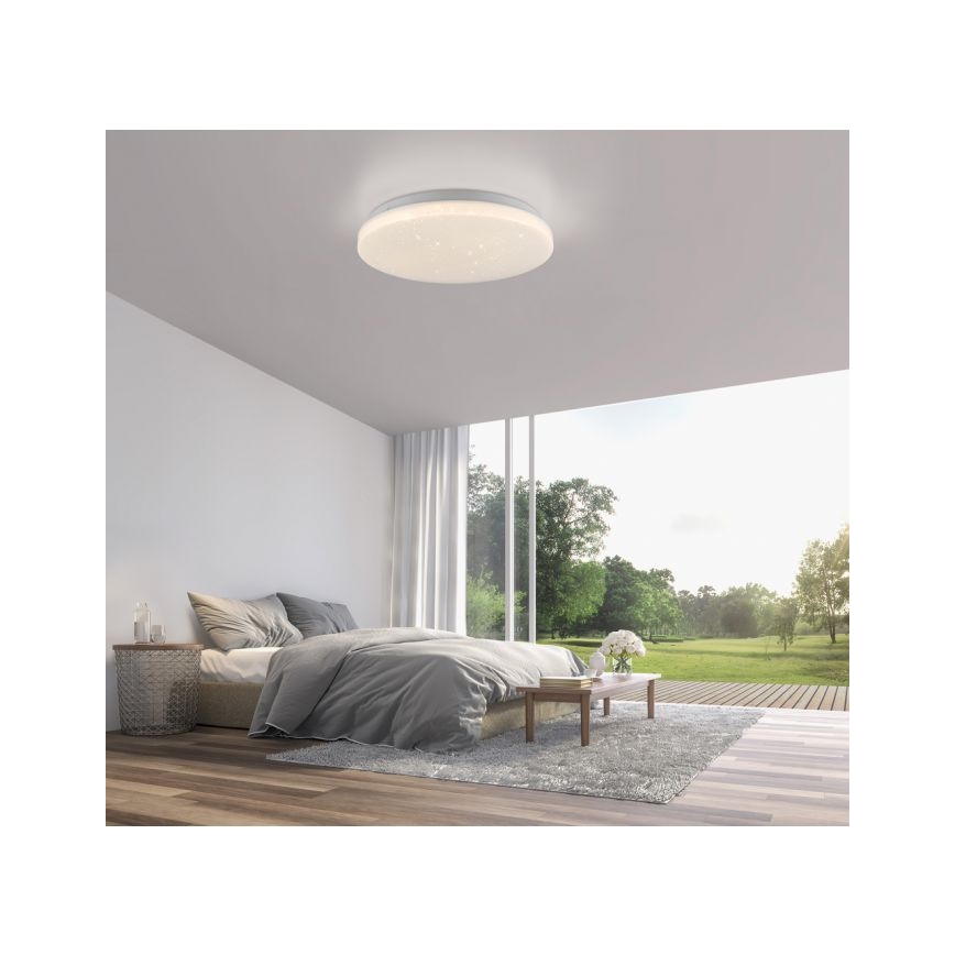 JUST LIGHT. 14275-16 - LED Stropní svítidlo URANUS LED/10W/230V pr. 26 cm bílá