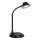 JUST LIGHT. 14414-18 - LED Stmívatelná flexibilní dotyková stolní lampa s bezdrátovým nabíjením PUCKI LED/4,5W/230V černá