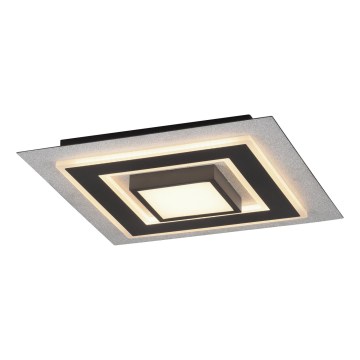 JUST LIGHT. 14439-21 - LED Stropní svítidlo CICHIO LED/18,5W/230V + LED/9W 40x40 cm černá