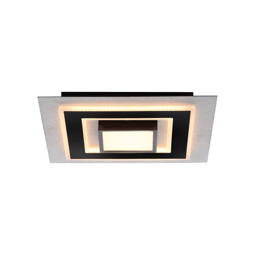 JUST LIGHT. 14439-21 - LED Stropní svítidlo CICHIO LED/18,5W/230V + LED/9W 40x40 cm černá