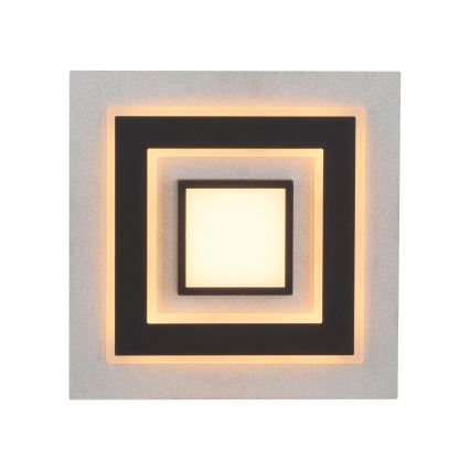 JUST LIGHT. 14439-21 - LED Stropní svítidlo CICHIO LED/18,5W/230V + LED/9W 40x40 cm černá