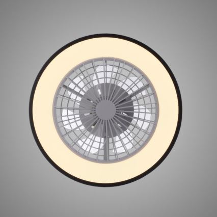 JUST LIGHT. 14447-18 - LED RGBW Stmívatelný stropní ventilátor se světlem LENO LED/44W/230V 3000-6500K pr. 48,6 cm bílá + dálkové ovládání
