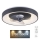 JUST LIGHT. 14644-18 - LED Stmívatelné stropní svítidlo s ventilátorem VENIKA LED/36W/230V pr. 48,6 cm 2700-5000K + dálkové ovládání