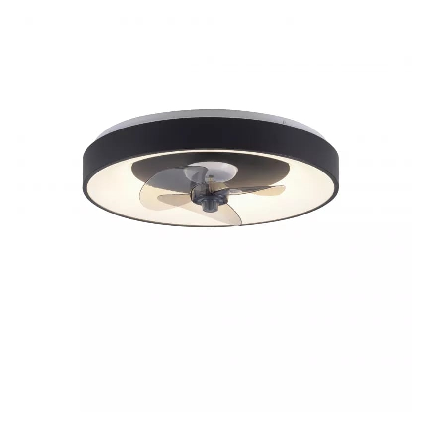 JUST LIGHT. 14644-18 - LED Stmívatelné stropní svítidlo s ventilátorem VENIKA LED/36W/230V pr. 48,6 cm 2700-5000K + dálkové ovládání