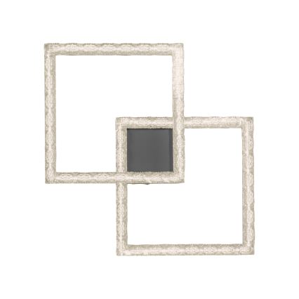 JUST LIGHT. 14732-18 - LED Stropní svítidlo GLITRA LED/17,5W/230V 37,6x37,6 cm černá