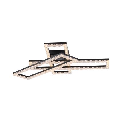 JUST LIGHT. 14733-18 - LED Stropní svítidlo GLITRA LED/35W/230V 57,25x72,05 cm černá