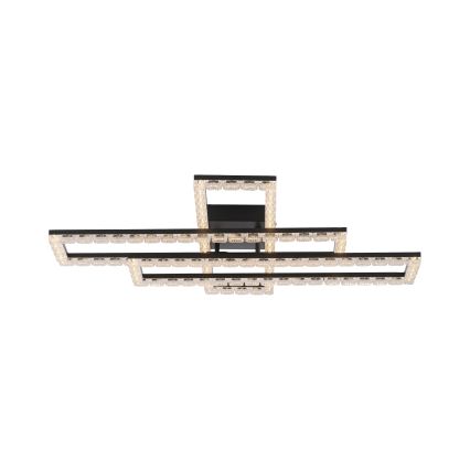 JUST LIGHT. 14733-18 - LED Stropní svítidlo GLITRA LED/35W/230V 57,25x72,05 cm černá