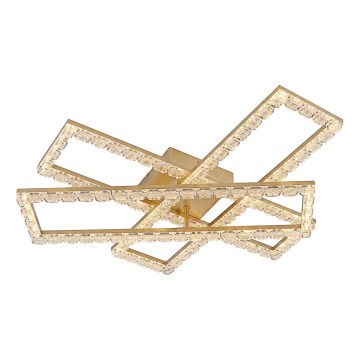 JUST LIGHT. 14733-60 - LED Stropní svítidlo GLITRA LED/35W/230V 57,25x72,05 cm zlatá