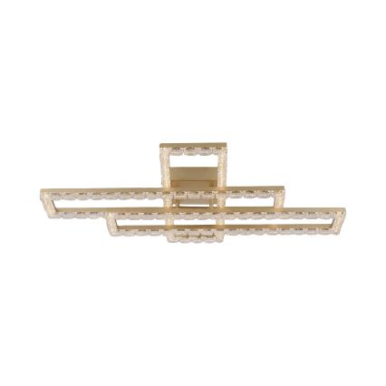 JUST LIGHT. 14733-60 - LED Stropní svítidlo GLITRA LED/35W/230V 57,25x72,05 cm zlatá