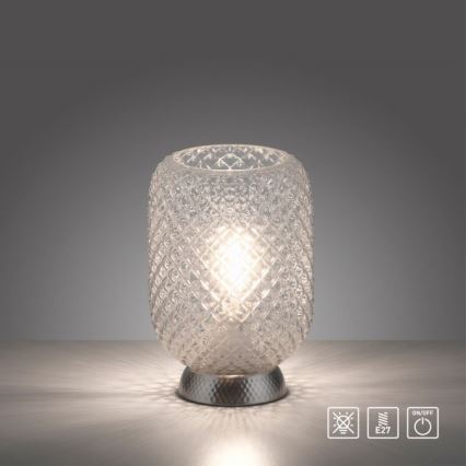 JUST LIGHT. 14906-55 - Stolní lampa REISHI 1xE27/40W/230V matný chrom
