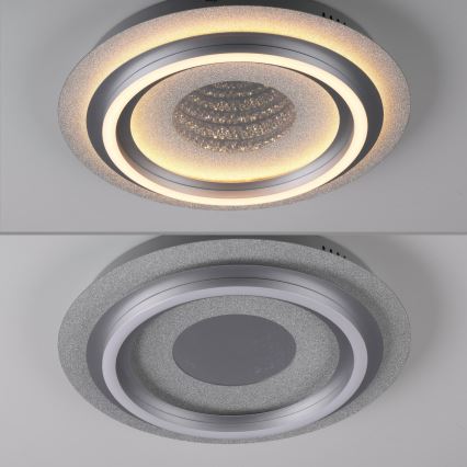 JUST LIGHT. 15089-21 - LED Stropní svítidlo CICHIO LED/36W/230V pr. 40 cm matný chrom
