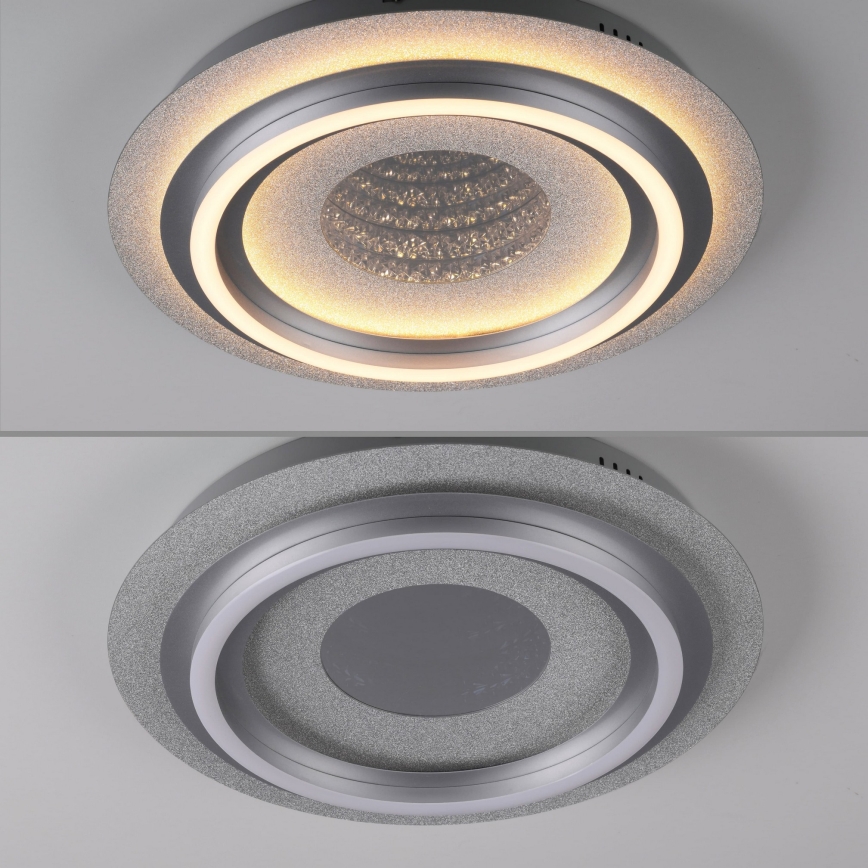 JUST LIGHT. 15089-21 - LED Stropní svítidlo CICHIO LED/36W/230V pr. 40 cm matný chrom