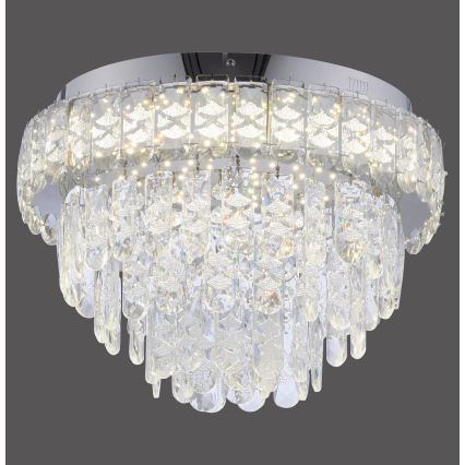 JUST LIGHT. 15092-17 - LED Stropní svítidlo KULUNKA LED/33W/230V pr. 38 cm lesklý chrom