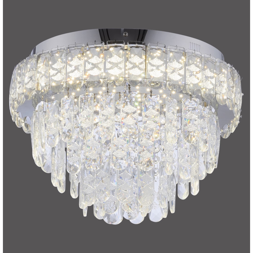 JUST LIGHT. 15092-17 - LED Stropní svítidlo KULUNKA LED/33W/230V pr. 38 cm lesklý chrom