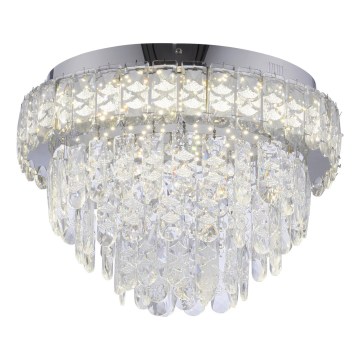 JUST LIGHT. 15092-17 - LED Stropní svítidlo KULUNKA LED/33W/230V pr. 38 cm lesklý chrom