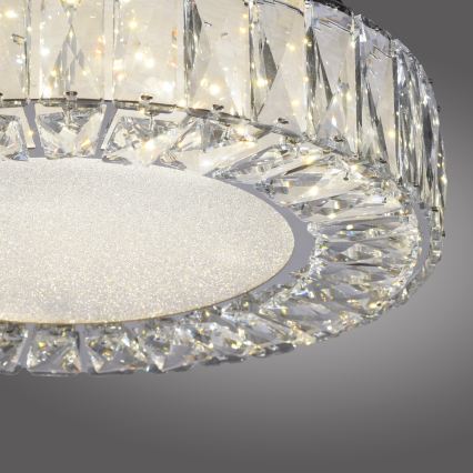 JUST LIGHT. 15221-17 - LED Stropní svítidlo KULUNKA LED/32W/230V pr. 37 cm lesklý chrom