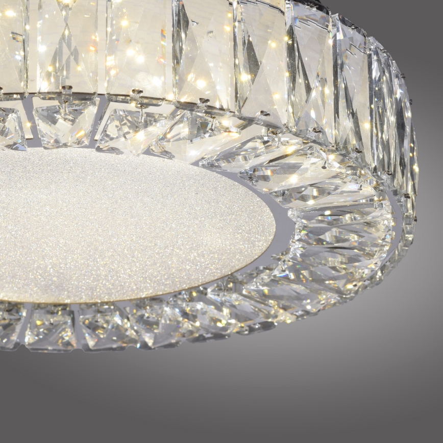 JUST LIGHT. 15221-17 - LED Stropní svítidlo KULUNKA LED/32W/230V pr. 37 cm lesklý chrom