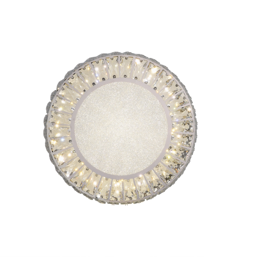 JUST LIGHT. 15221-17 - LED Stropní svítidlo KULUNKA LED/32W/230V pr. 37 cm lesklý chrom