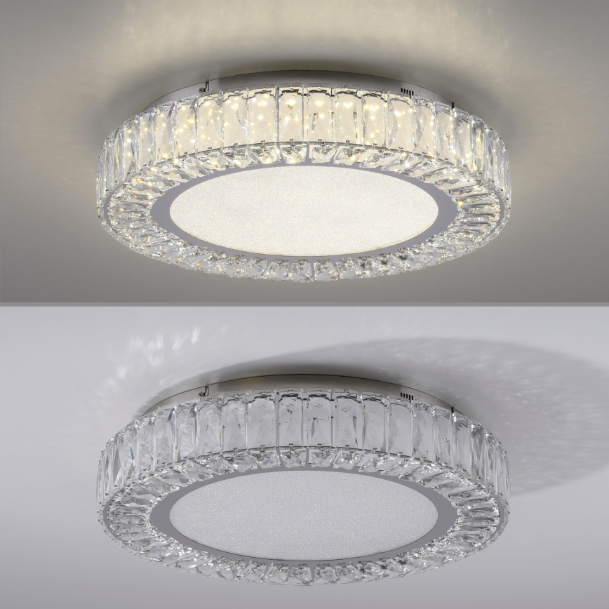 JUST LIGHT. 15222-17 - LED Stropní svítidlo KULUNKA LED/46W/230V pr. 50 cm lesklý chrom