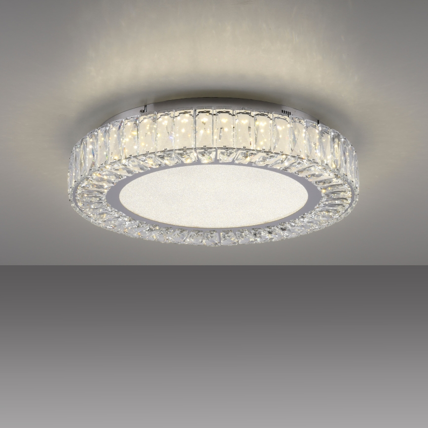 JUST LIGHT. 15222-17 - LED Stropní svítidlo KULUNKA LED/46W/230V pr. 50 cm lesklý chrom