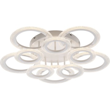 JUST LIGHT. 15268-16 - LED Stropní svítidlo CRYSTALLO LED/48,5W/230V pr. 68,6 cm bílá